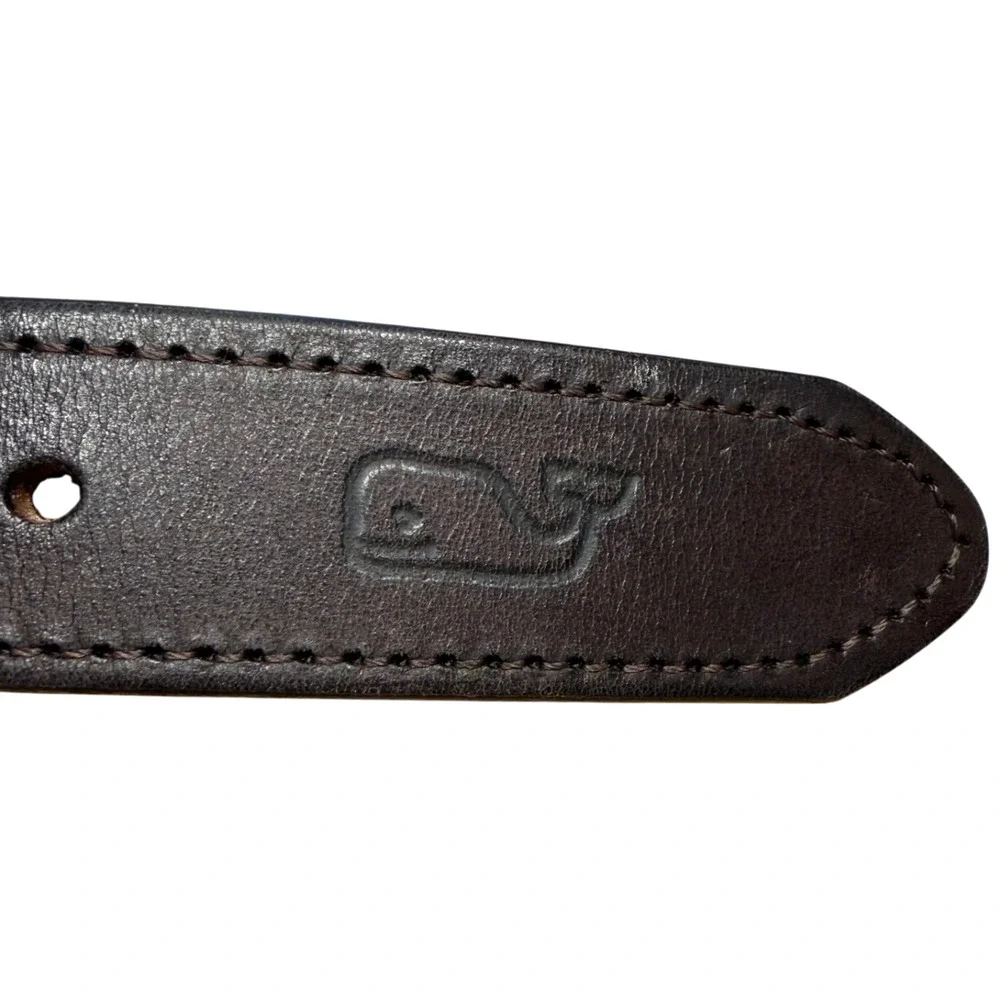 VINEYARD VINES Kentucky Derby Belt Size 30 Unisex Leather Cotton Horses Preppy - Picture 7 of 8